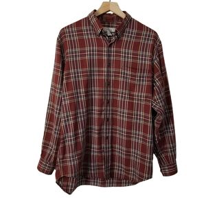 2/$30 Eddie Bauer Vintage Button Down Flannel Shirt